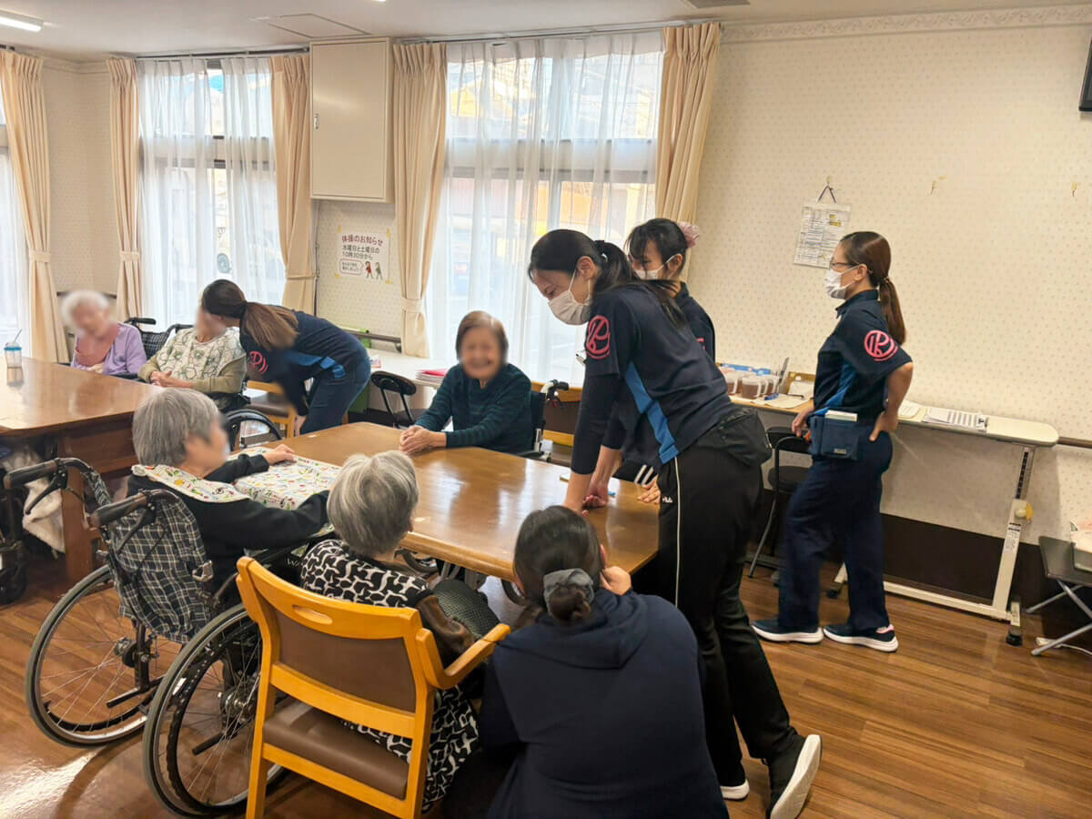 スタッフの様子