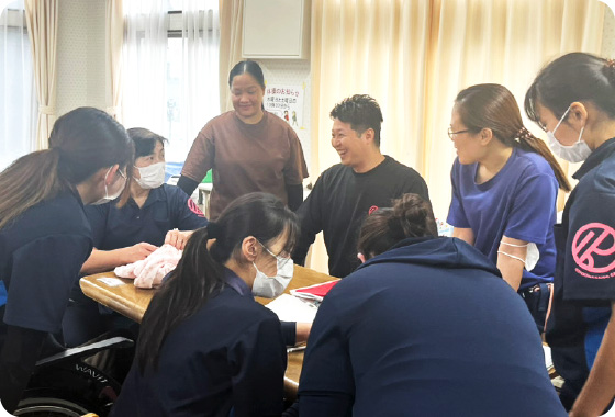 スタッフの様子